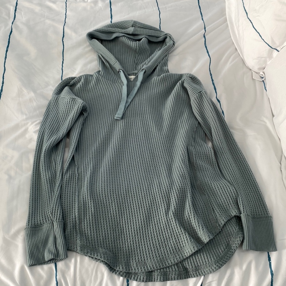 blue waffles pullover abercrombie